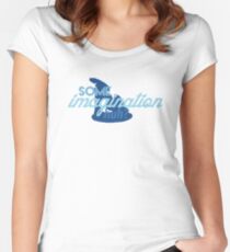 Some Imagination, Huh Women's Fitted Scoop T-Shirt
