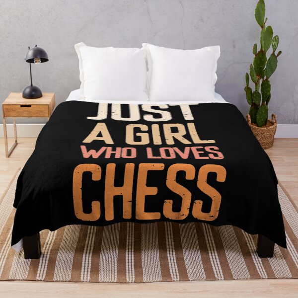 Item preview, Just A Girl Who Loves Chess designed and sold by FriendsList.