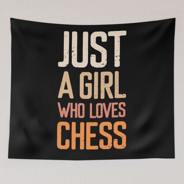 Item preview, Just A Girl Who Loves Chess designed and sold by FriendsList.