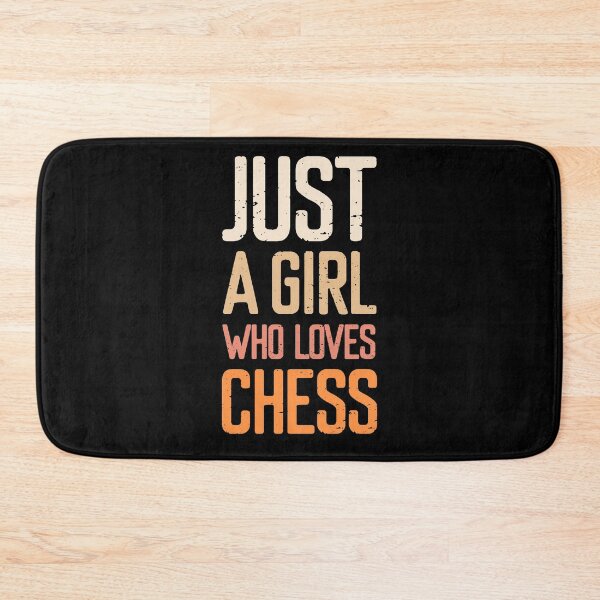 Item preview, Just A Girl Who Loves Chess designed and sold by FriendsList.