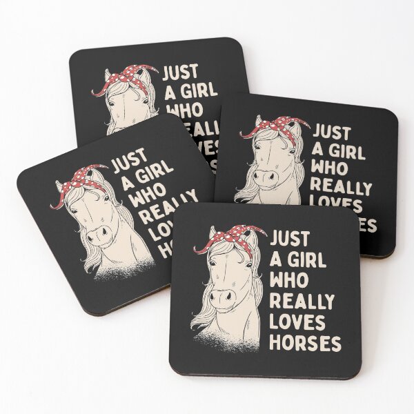 Item preview, Just A Girl Who Really Loves Horses designed and sold by OnepixArt.