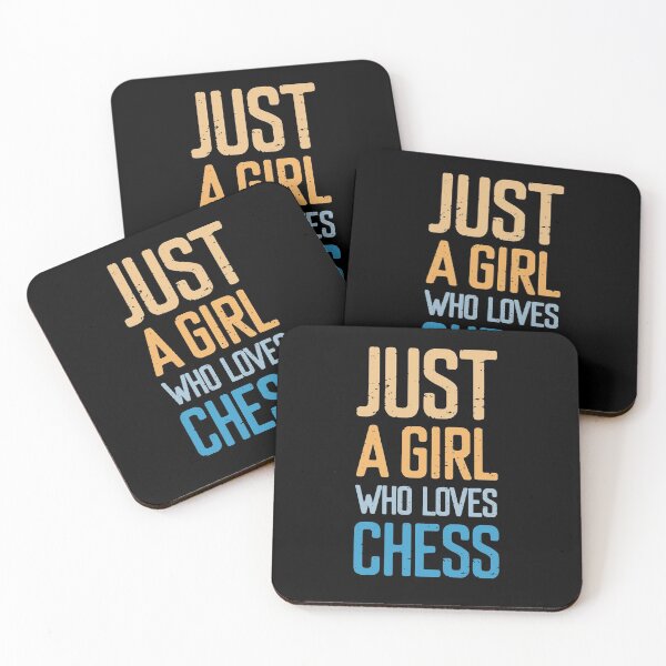 Item preview, Just A Girl Who Loves Chess designed and sold by FriendsList.
