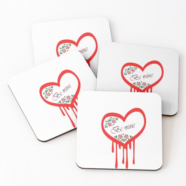 Item preview, Red heart with the inscription  Be mine designed and sold by Olha Volokhova.