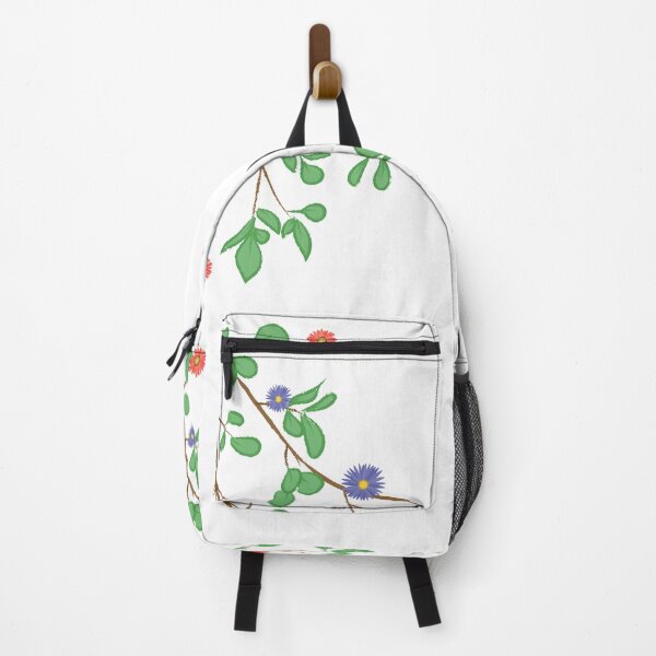 Item preview, Delicate Minimalistic Branches with Leaves and Flowers | White Background designed and sold by Lizzamour.
