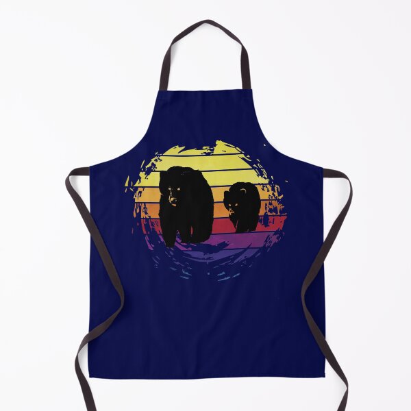 Item preview, Bears animal on retrostyle retro background designed and sold by ChatterFox.
