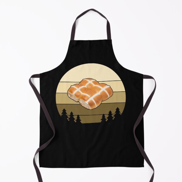 Artikelvorschau, Hot Cross Brötchen Vintage Retro Food Vintage entworfen und verkauft von PinkyTree.
