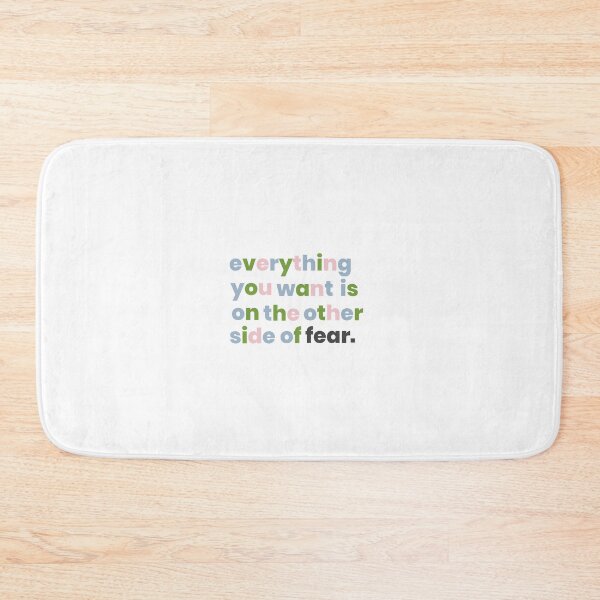 Item preview, Everything you want is on the other side of fear Transparent  designed and sold by burkeleigh.