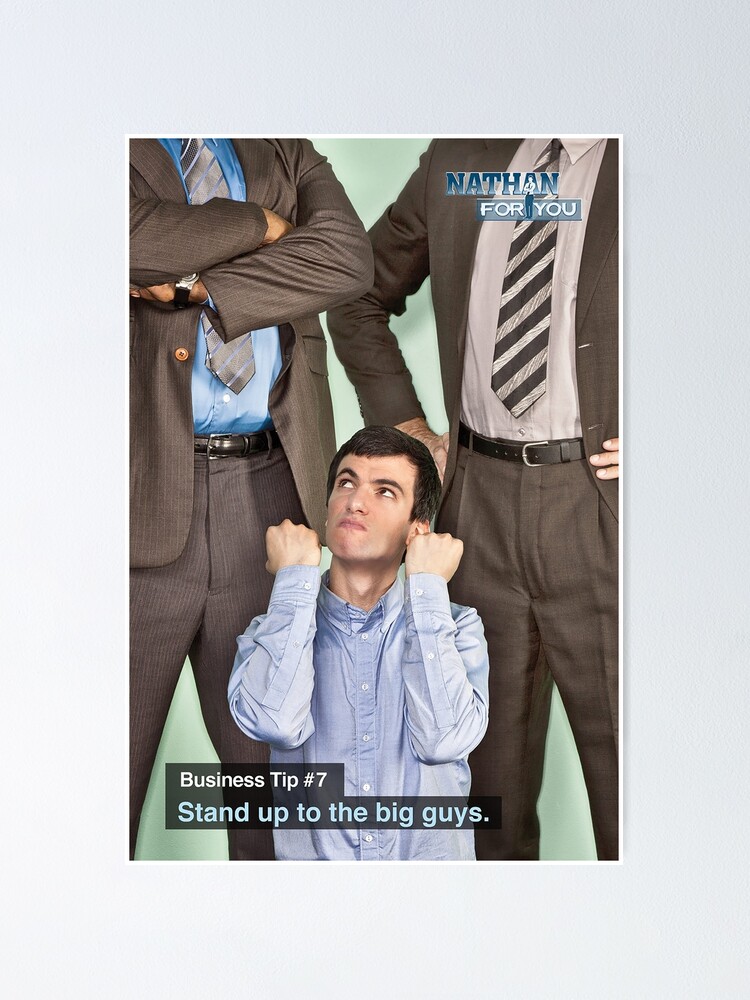 "nathan for you vandal poster" Poster for Sale by jwex Redbubble