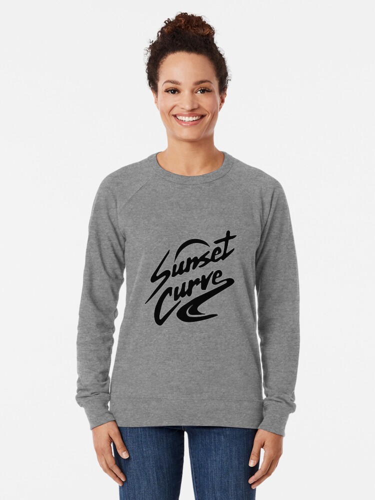 sunset curve sweater