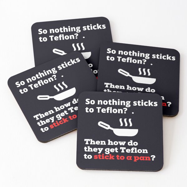 Item preview, Funny cooking question. How do they get Teflon to stick to the pan if nothing sticks to Teflon? designed and sold by JoelsCorner.