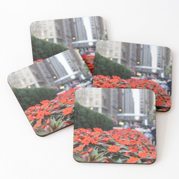 Item preview, Chicago Red Flowers Photo designed and sold by kalynmj.