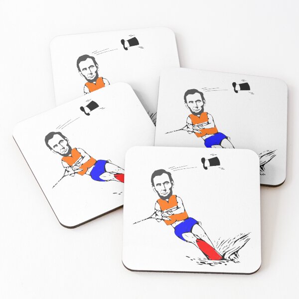 Item preview, Abe on Water Skis designed and sold by germsarty.