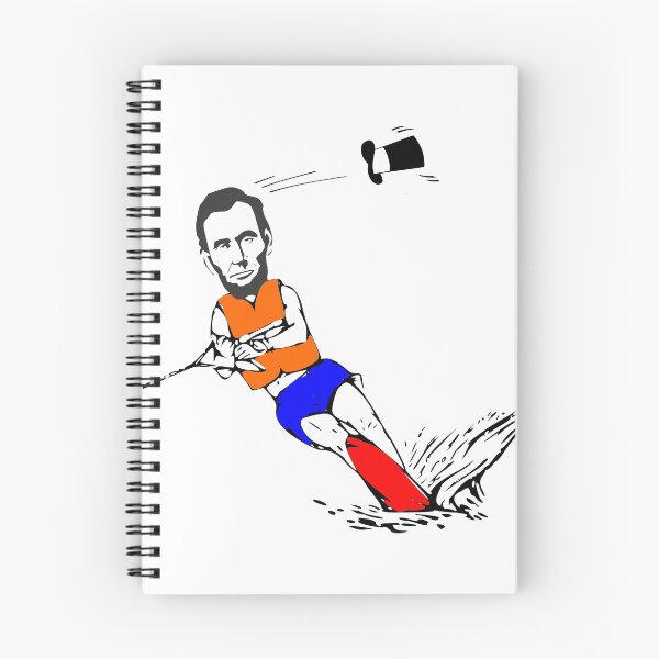 Item preview, Abe on Water Skis designed and sold by germsarty.