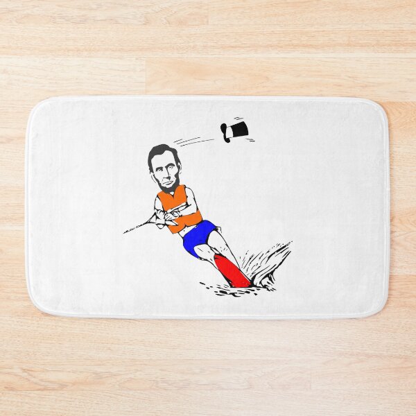 Item preview, Abe on Water Skis designed and sold by germsarty.