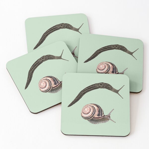 Item preview, Leopard Slug and White-Lipped Snail designed and sold by magicae.