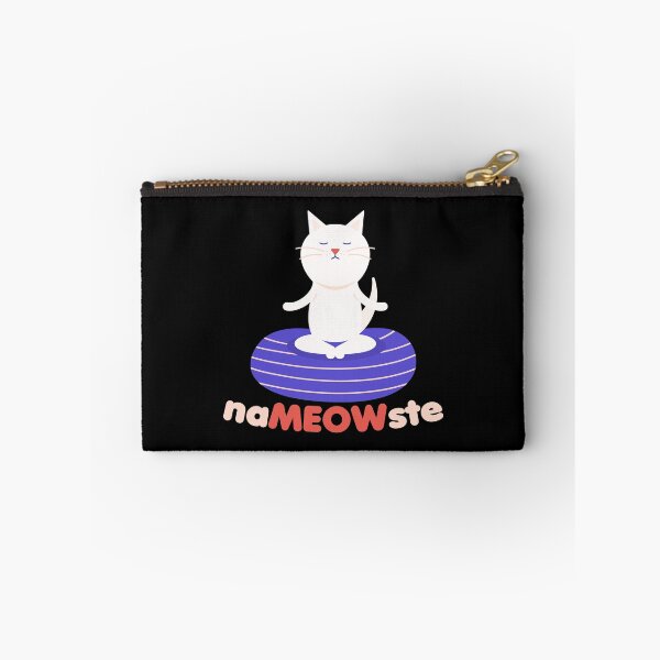 Item preview, naMEOWste Cute Funny Yoga Cat Namaste Workout designed and sold by VintagePathway.