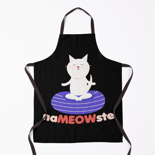 Item preview, naMEOWste Cute Funny Yoga Cat Namaste Workout designed and sold by VintagePathway.