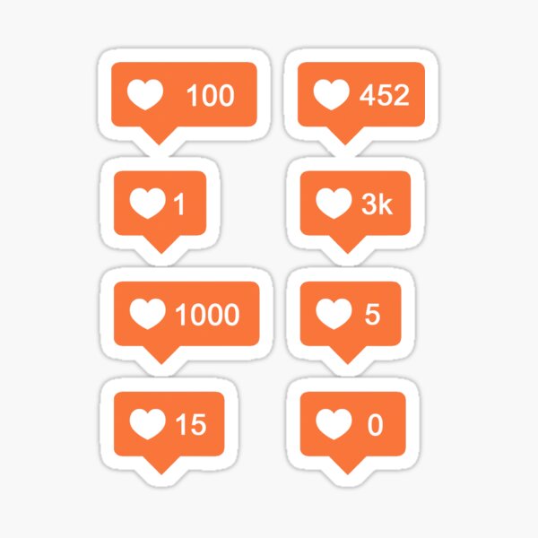 Instagram Likes Sticker