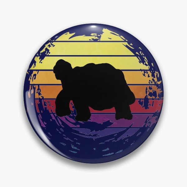 Item preview, Tortoise animal on retrostyle retro background designed and sold by ChatterFox.