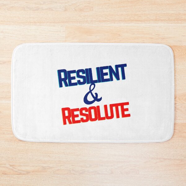 Item preview, RESILIENT AND RESOLUTE designed and sold by Wise-Words-4U.