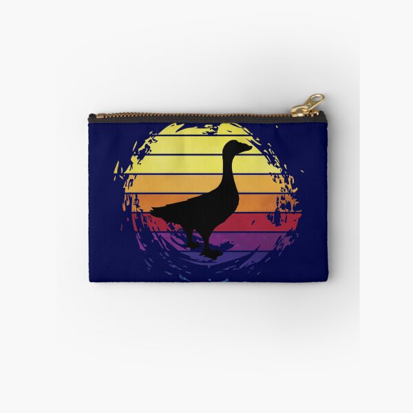 Item preview, Goose animal on retrostyle retro background designed and sold by ChatterFox.
