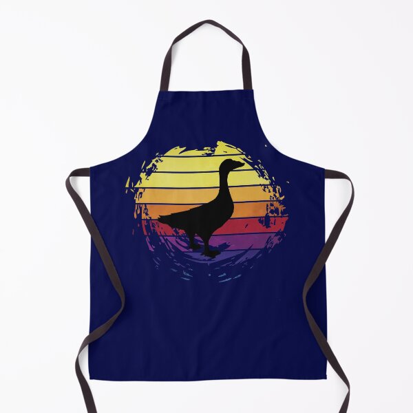 Item preview, Goose animal on retrostyle retro background designed and sold by ChatterFox.