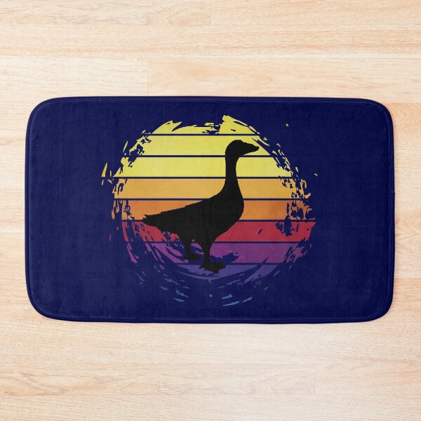 Item preview, Goose animal on retrostyle retro background designed and sold by ChatterFox.