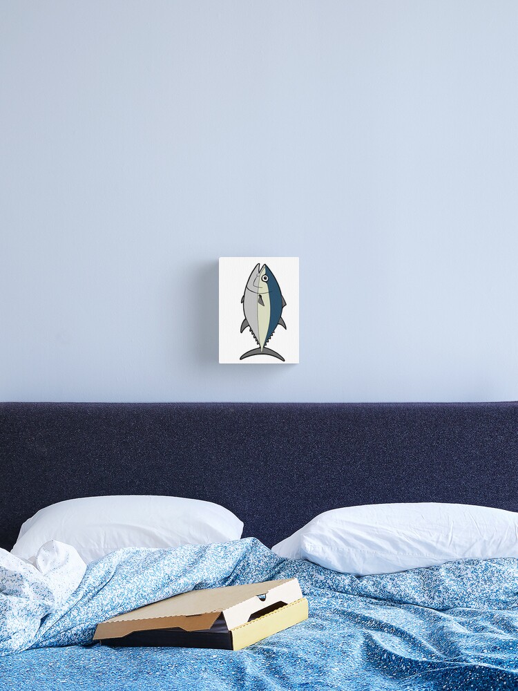 Thumbnail 2 of 3, Canvas Print, Tuna Fish designed and sold by Rideitlikeyoust.