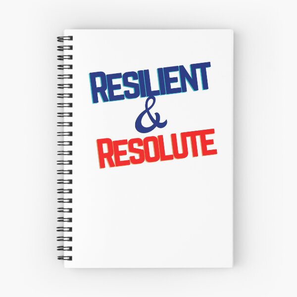 Item preview, RESILIENT AND RESOLUTE designed and sold by Wise-Words-4U.