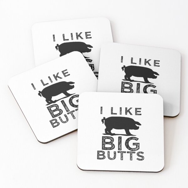 Item preview, I Like Big Butts BBQ Funny designed and sold by TeesYouWant.
