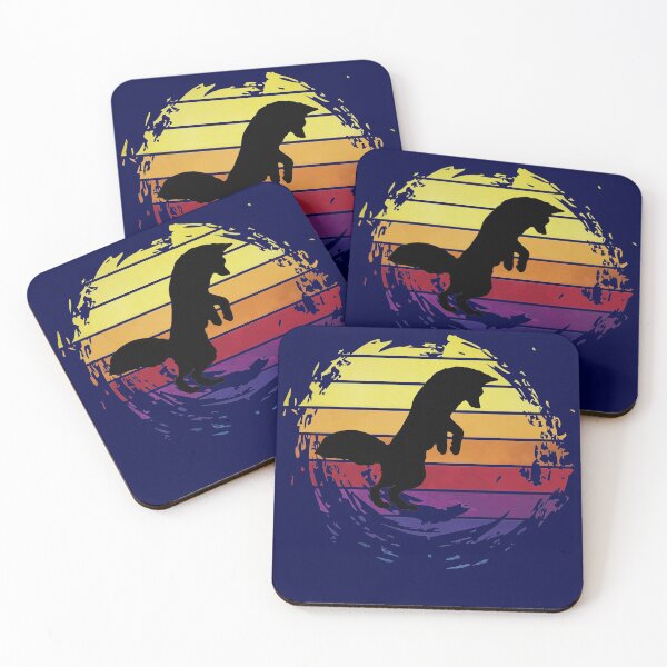 Item preview, Fox standing on legs animal on retrostyle retro background designed and sold by ChatterFox.