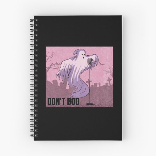 Item preview, Don't boo-singing ghost- graphic design designed and sold by josephsteez.