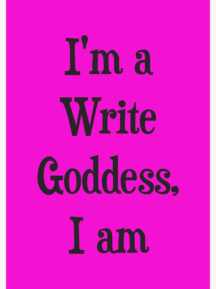 Thumbnail 3 of 3, Journal, You're a Write Goddess, you are! designed and sold by MamaTokus.