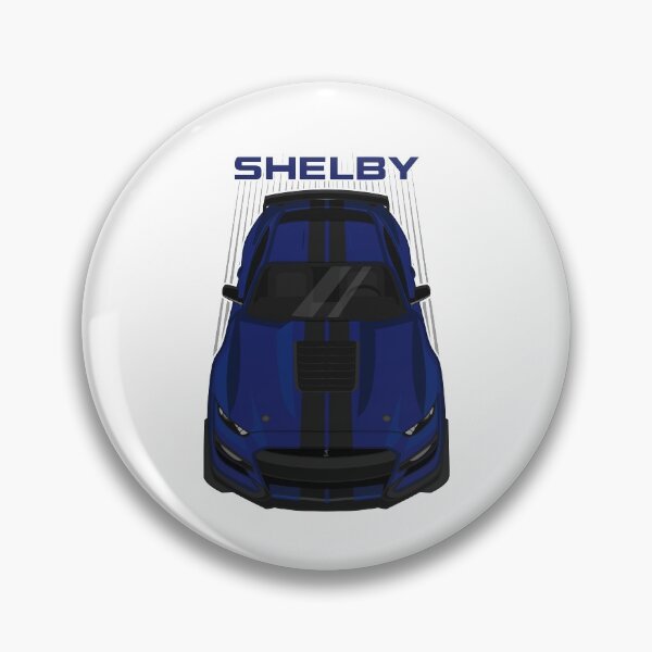 Item preview, Ford Mustang Shelby GT500 2020-2021 - Kona Blue - Black Stripes designed and sold by V8social.