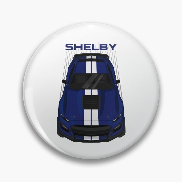Item preview, Ford Mustang Shelby GT500 2020-2021 - Kona Blue - White Stripes designed and sold by V8social.