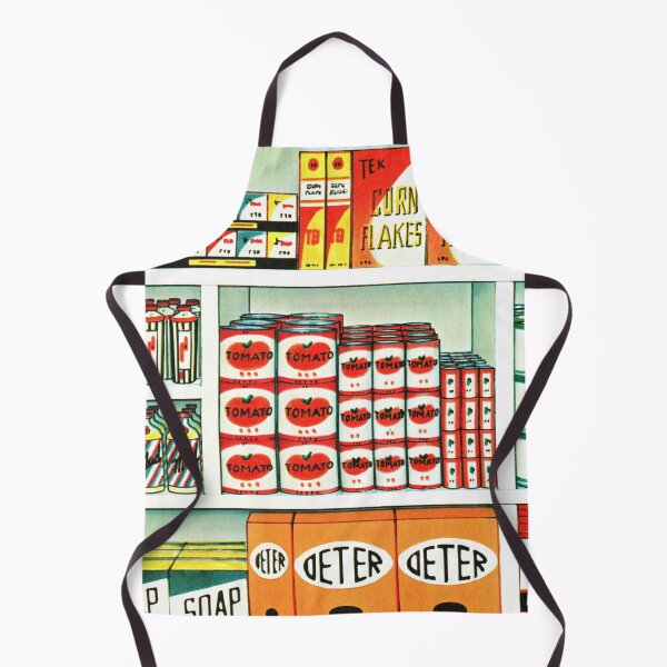 Item preview, Grocery Store Shelves - Vintage Retro Pattern designed and sold by elevens.