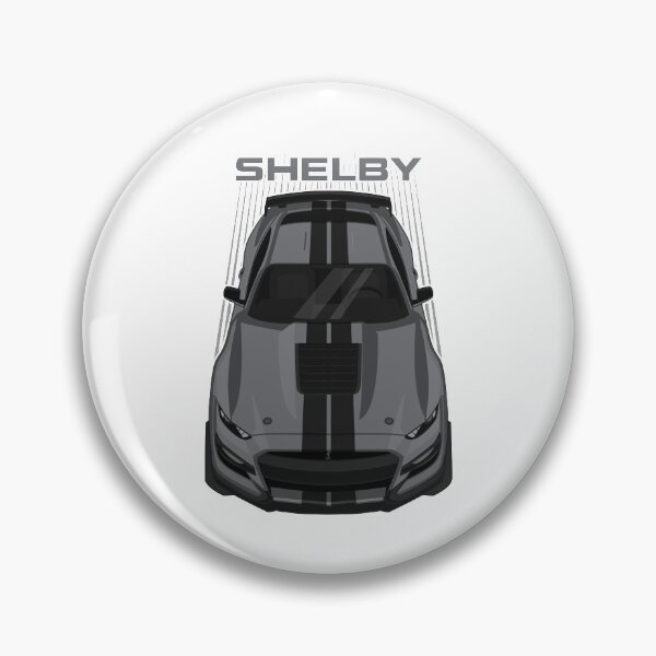 Item preview, Ford Mustang Shelby GT500 2020-2021 - Magnetic Grey - Black Stripes designed and sold by V8social.