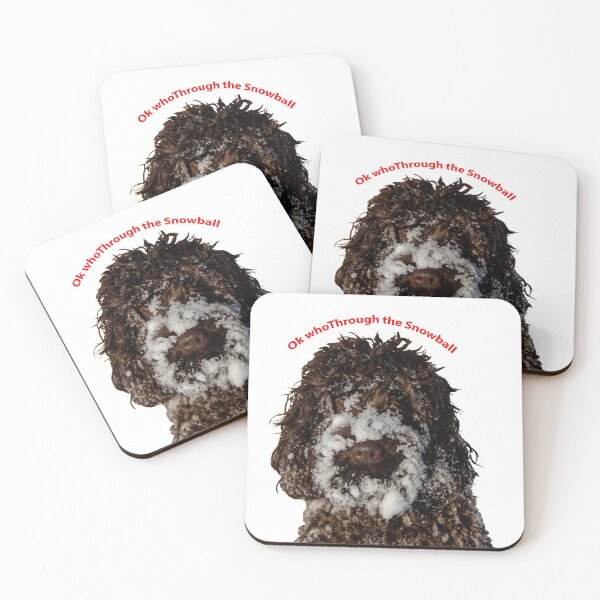 Item preview, Dog covered in snow designed and sold by kerrphotos.