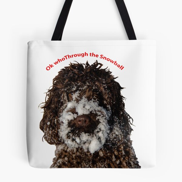 Item preview, Dog covered in snow designed and sold by kerrphotos.