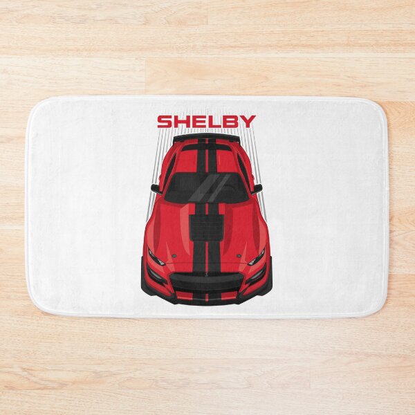 Item preview, Ford Mustang Shelby GT500 2020-2021 - Race Red - Black Stripes designed and sold by V8social.