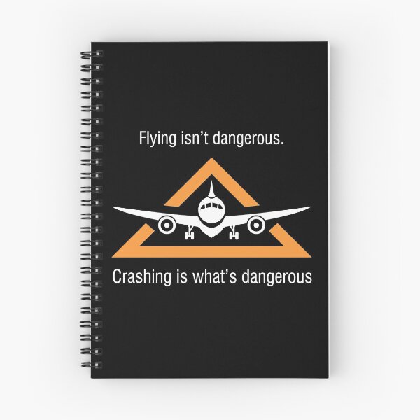 Item preview, FLYING IS NOT DANGEROUS - FLY SAFE designed and sold by pannolinno.