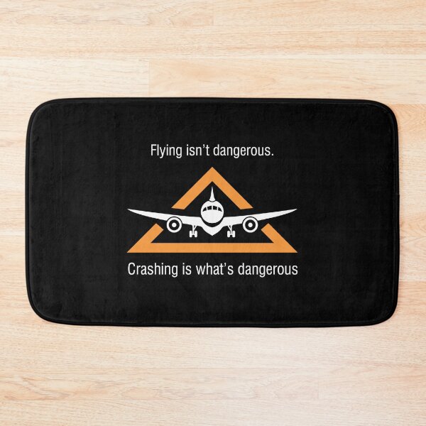 Item preview, FLYING IS NOT DANGEROUS - FLY SAFE designed and sold by pannolinno.