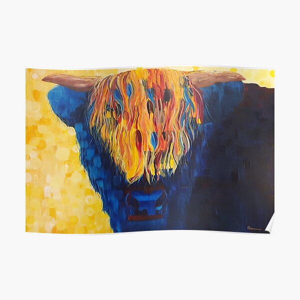 Highland cow Poster