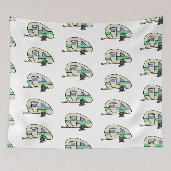 Item preview, Teardrop Camper designed and sold by FoxCalledThread.