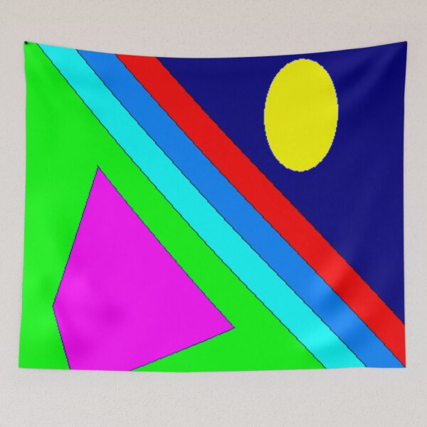 Item preview, Colorful geometric design designed and sold by edwardtiptonart.