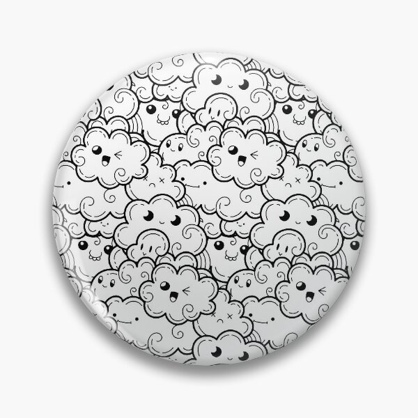 Item preview, Cloud Pattern B&W designed and sold by 2411.
