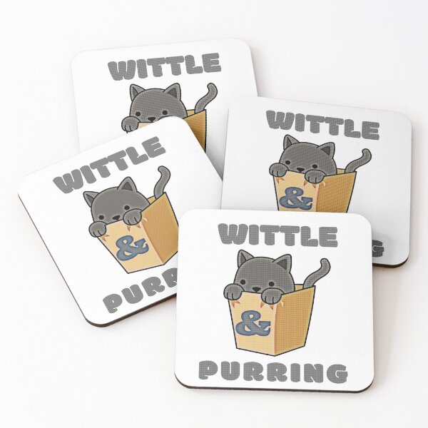 Item preview, WAP Little Kitten Wittle And Purring Cute Kitty in a Box designed and sold by TeachUrb.