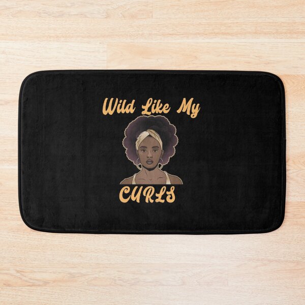 Item preview, Wild Like My Curls Yellow Font designed and sold by SacredsDesigns.