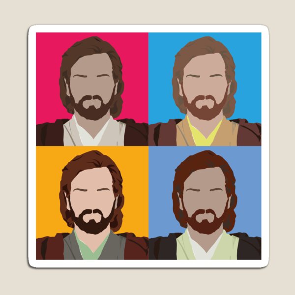 Item preview, Obi Wan Warhol designed and sold by thatsnomoon.