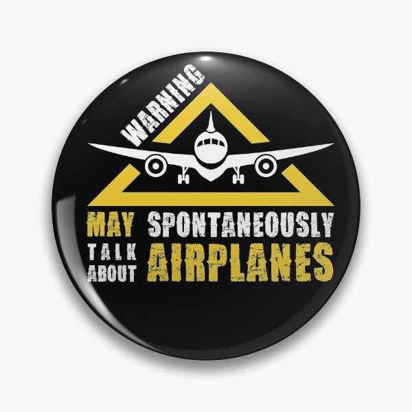 Item preview, TALK ABOUT AIRPLANES - WARNING designed and sold by pannolinno.